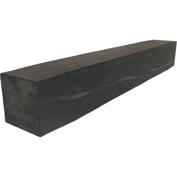 Riverwood Faux Wood Fireplace Mantel, Aged Ash, 4